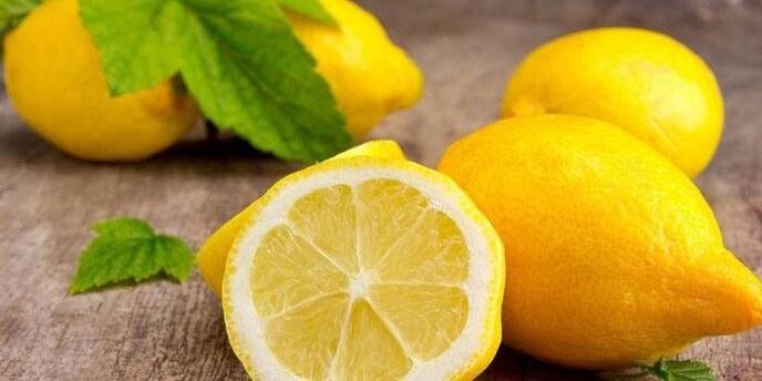 tırnak mantarı için limon